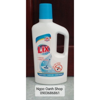 Nước lau sàn LIX Đuổi Côn Trùng chai 1lit