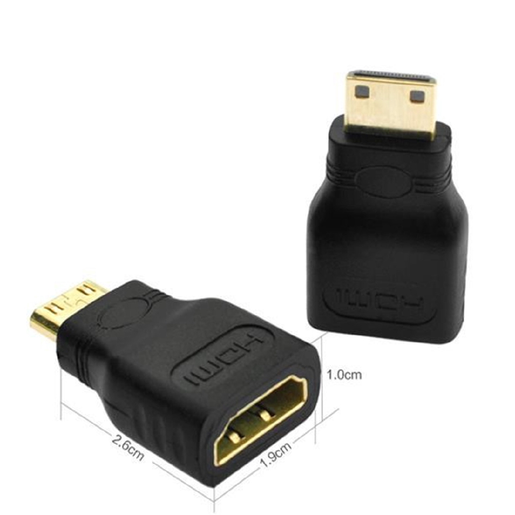 Giắc chuyển đổi từ đầu cắm 1080P Mini HDMI sang lỗ cắm HDMI