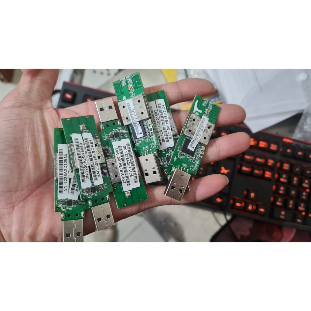 USB thu Wifi 802.11n AC  2 anten dài bắt được sóng 5GHz mạnh tốc độ 1 gigabit siêu mạnh