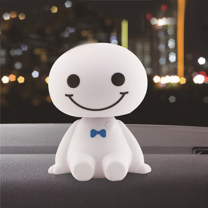 Đồ Chơi Robot Lắc Đầu Bằng Nhựa Dễ Thương Trang Trí Nội Thất Xe Hơi