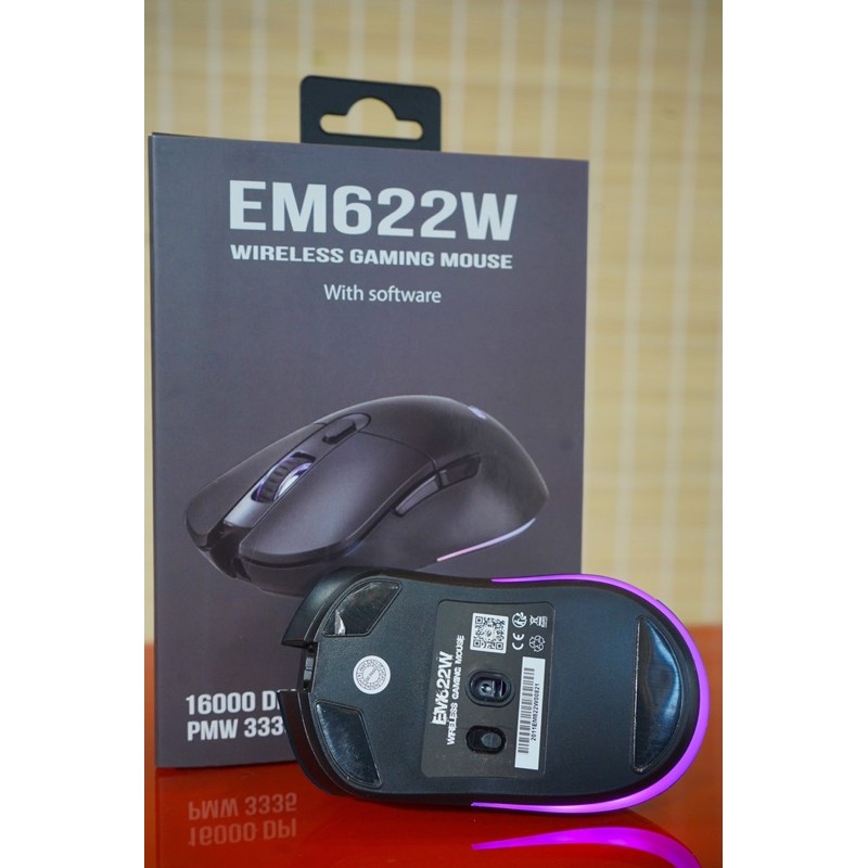 Chuột gaming E-Dra EM622W Wireless RGB chính hãng/ BH 24 tháng