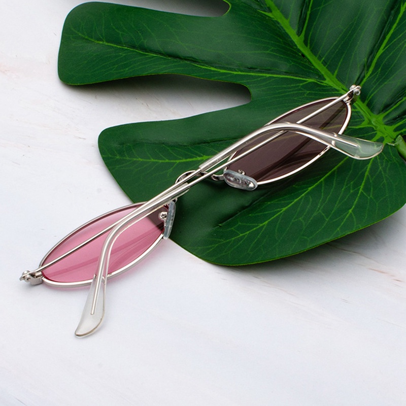 Kính Mát Gọng Oval Phong Cách Retro Thời Trang Cho Nam Nữ