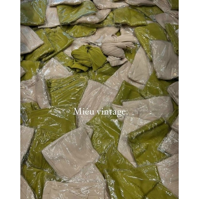 Quần suông tăm to ống sớ tôn dáng màu sắc