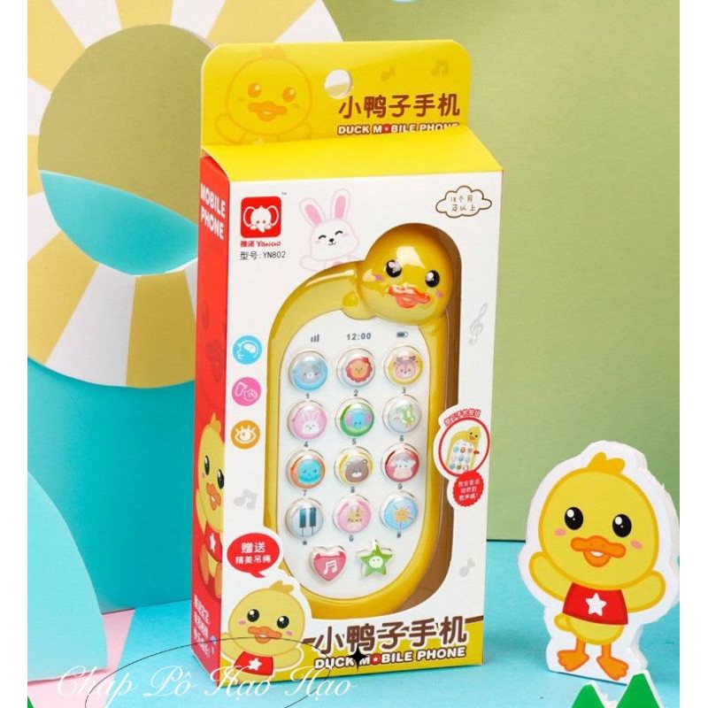 ĐỒ CHƠI ĐIỆN THOẠI IPHONE VỊT VÀNG