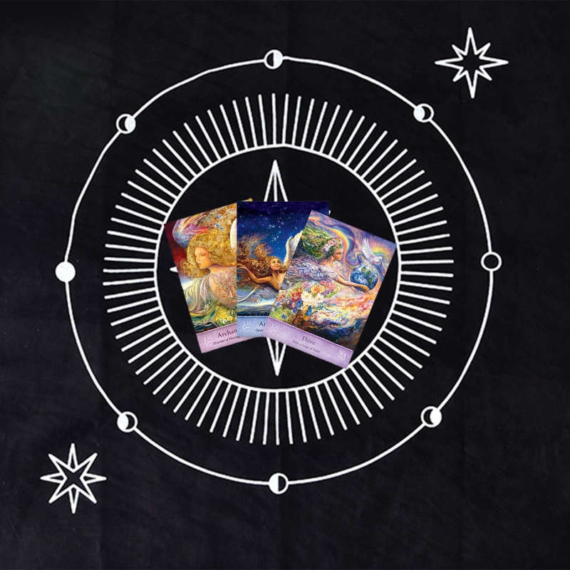 Túi Đựng Bài Tarot 49x49cm 19x19in Bằng Nhung Chất Lượng Cao