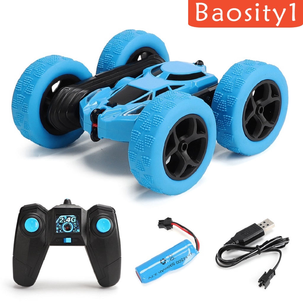 Xe Hơi Đồ Chơi Điều Khiển Từ Xa Baosity1] 4WD 2.4G Hai Mặt Xoay 360 Độ Cho Trẻ Em Và Người Lớn
