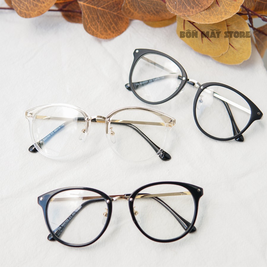 [Mã FARSSTGRE giảm 5K đơn bất kỳ] Gọng Kính Cận Thời Trang Nữ Form Tròn Bầu S22103 (Nhiều Màu) | BigBuy360 - bigbuy360.vn