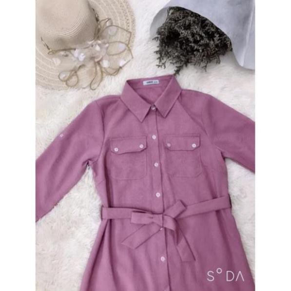Váy Kiểu Sơ Mi 🎀SALE NHANH🎀 Đầm Sơ Mi, Đầm Body - Teemo Store