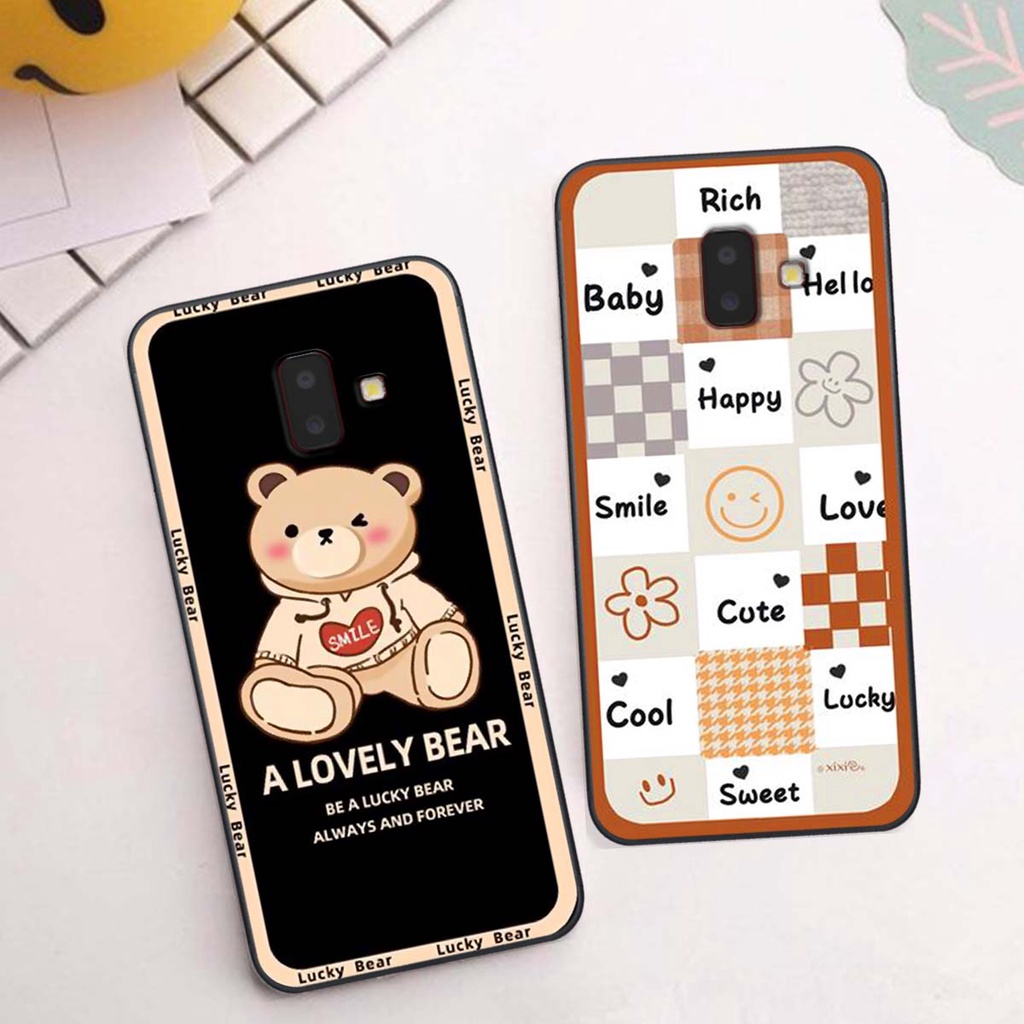 Ốp Samsung J6 / J6 Plus hoạ tiết cute dễ thương . Vỏ lưng SS chính hãng