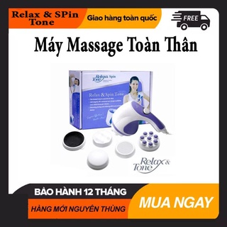 Máy massage cầm tay- đánh tan mỡ bụng, chất lượng cao, masage cầm tay relax & spin tone , siêu tiện lợi bh 12 tháng