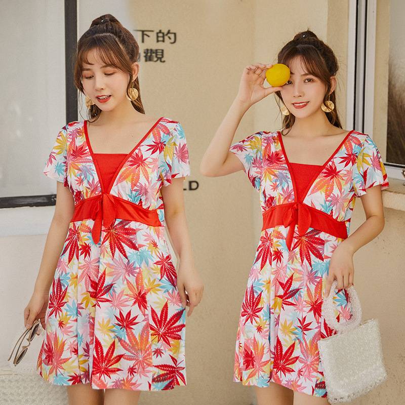 Kết nối đồ bơi, đồ bơi lớn của phụ nữ, đồ bơi bảo thủ Đồ bơi bãi biển có sừng phẳng | BigBuy360 - bigbuy360.vn