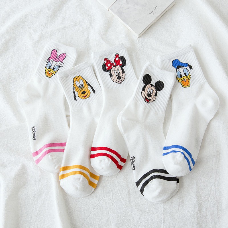 Vớ tất nam nữ họa tiết hoạt hình Disney cute TN74