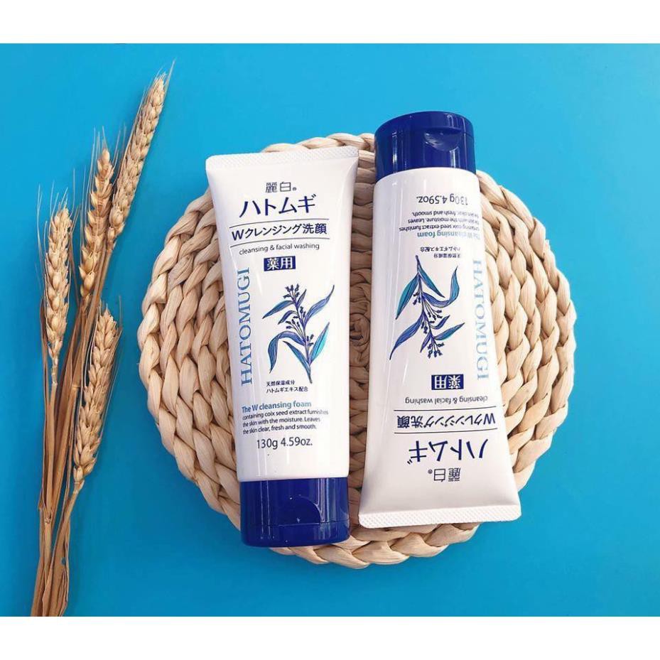 Sữa Rửa Mặt HATOMUGI Reihaku Hạt Ý Dĩ Nhật Bản 130g | BigBuy360 - bigbuy360.vn