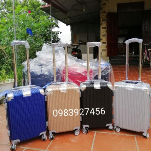 Vali nhựa sọc, sần 841 size  20 đủ màu, đủ size, Hàng chính hãng Hùng Phát,hàng luôn sẵn kho