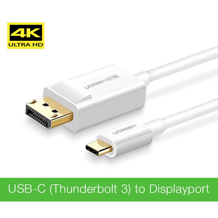 Cáp Chuyển USB Type C to Displayport Cao Cấp 4K Dài 1,5M Ugreen 40420 50994 MM139 | BigBuy360 - bigbuy360.vn