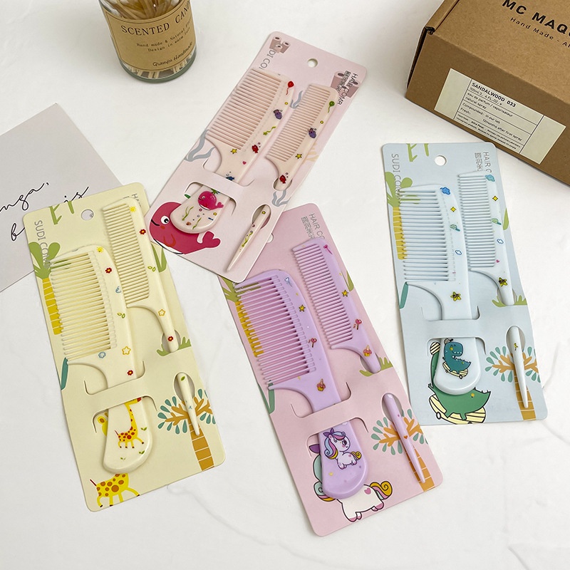 Lược Chải Tóc Dài Chống Tĩnh Điện Hình Động Vật Hoạt Hình Phong Cách Nhật Bản Và Hàn Quốc Cho Trẻ Em