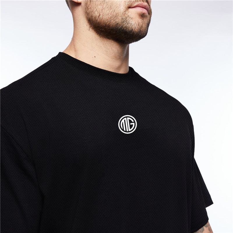 Áo thun lưới tay ngắn thời trang cho nam