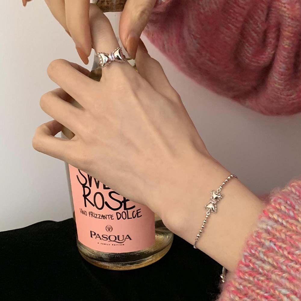 VANES1 Nhẫn Đính Hôn Màu Hồng Thời Trang Cho Nữ