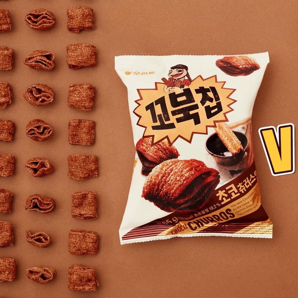 Bánh Snack Churros Chocolate Kkobukchip Orion 80g - (오리온) 꼬북칩 초코츄러스맛 - Bim bim Socola Hàn Quốc - Hàng nội địa Hàn Quốc