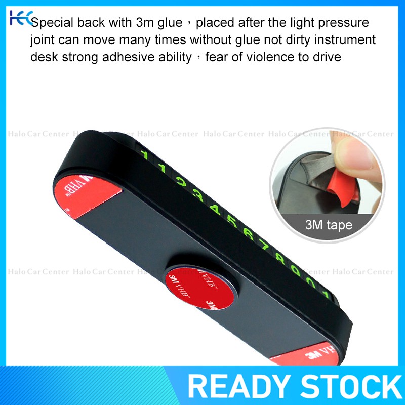 [Mã LIFE1603ALL giảm 10% đơn 0Đ] Bảng lưu số điện thoại đậu xe hơi tạm thời kèm miếng dán số