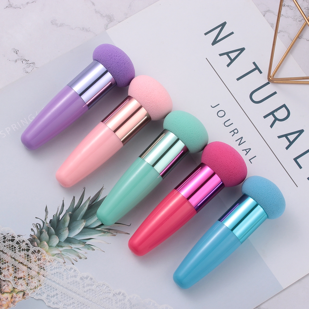 Fashion Cute Mushroom Head Foundation Powder Sponge dry &amp; wet purpose puff Face Makeup Brushes Tools