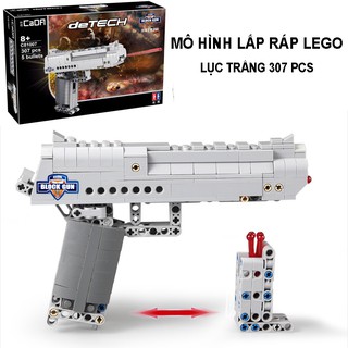 [Hàng Có Sẵn] Đồ Chơi Lắp Ghép Lego, Lắp Ráp Mô Hình Súng Gun Model C81007 Lục Trắng 307 PCS