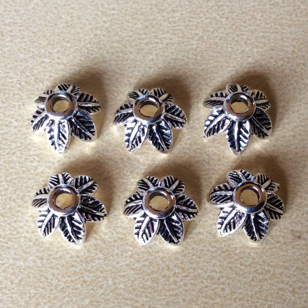 Charm Bạc Chụp hạt đá 10li