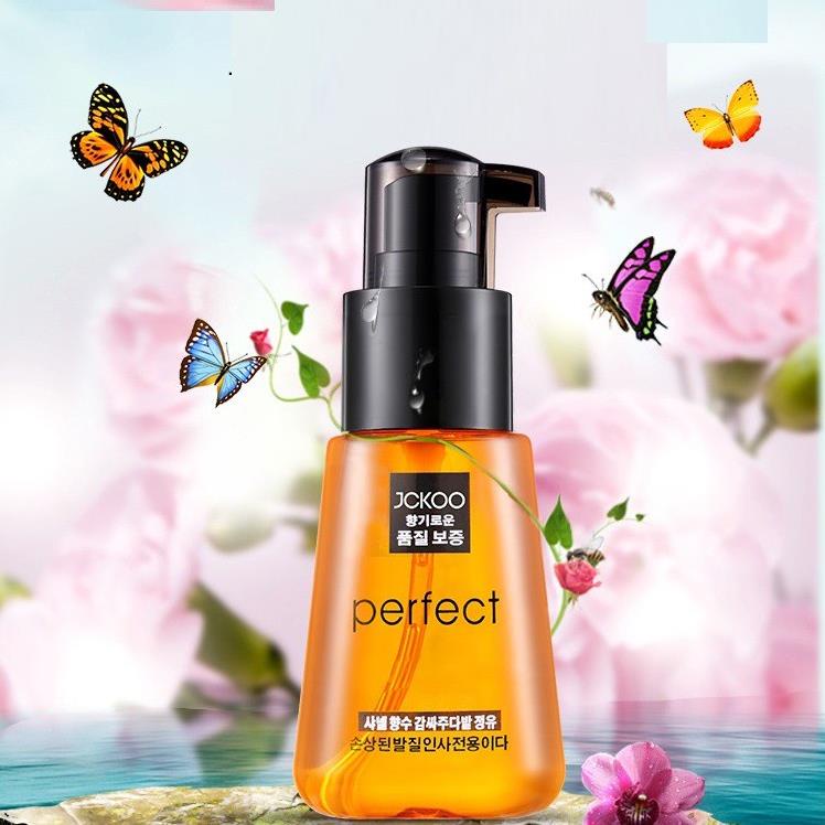 Tinh Dầu Dưỡng Tóc Uốn, Nhuộm, Tóc Khô Xơ Jckoo 70ml Phục Hồi Hư Tổn, Tạo Nếp Tóc Mềm Mượt