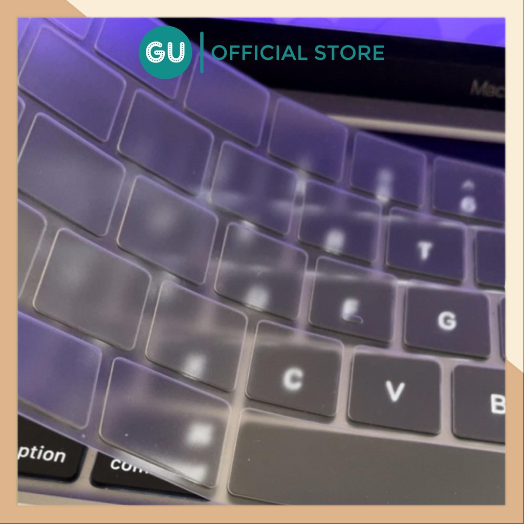 Bảo Vệ Bàn Phím Trong Suốt Cho MacBook Đủ Dòng, Miếng Lót Silicon Trong Suốt Bảo Vệ Bàn Phím MacBook Pro / Air / M1