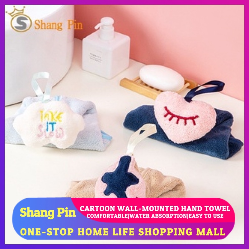 Hangable Cute Hand Towels Hanging Kitchen Towels Cute Household Rags Japanese Thickened Hand Towels Super Absorbent
