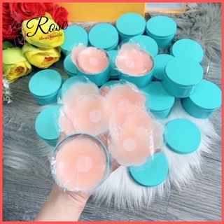 Miếng dán ngực miếng dán đầu ti silicon hộp 5 đôi siêu mềm rose 1401