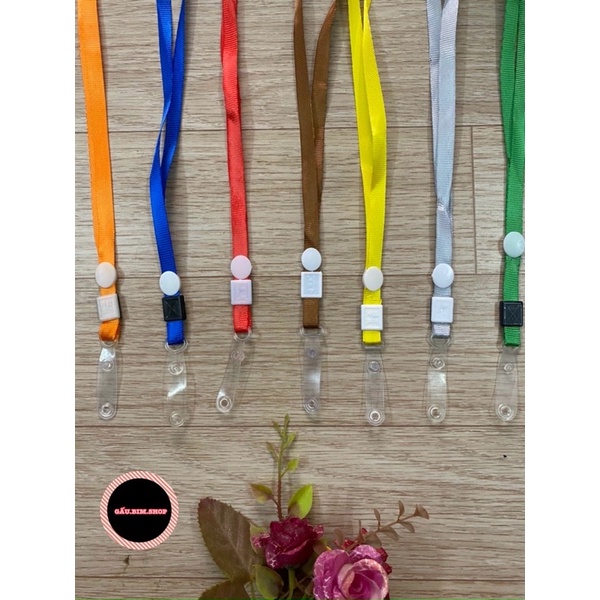 10 Dây đeo thẻ tên  móc nhựa