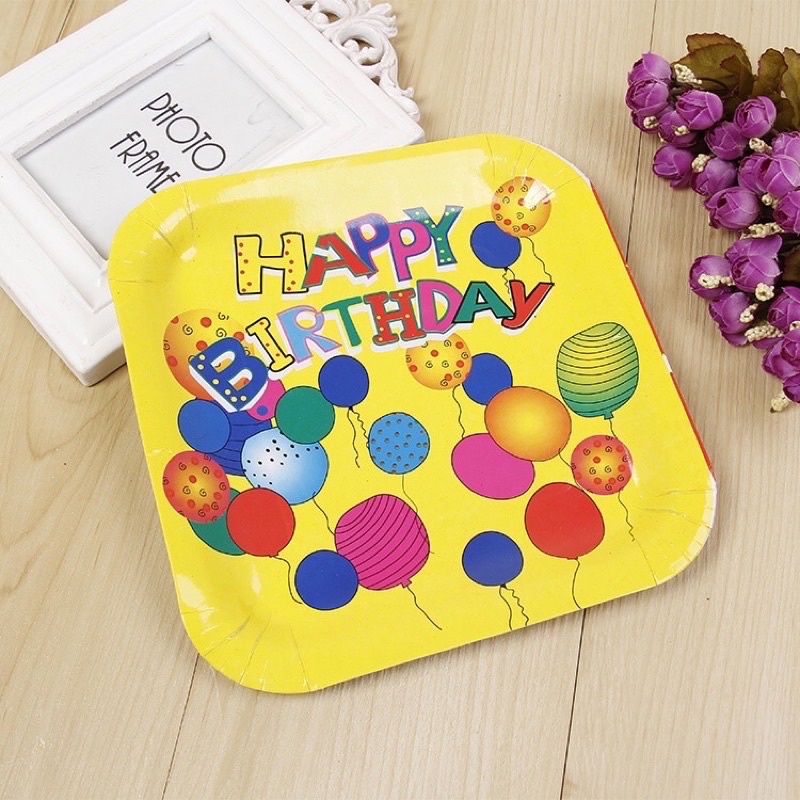 Bộ Bóng Kiếng Happy Birthday+1 Keo+1 Dây Treo Size 40cm - Brendo