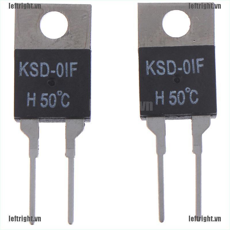 Set 2 Công Tắc Cảm Biến Nhiệt Độ KSD-01F 50 Degc