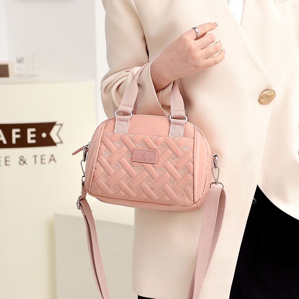 Túi Đeo Vai Bằng Vải Nylon Thêu Họa Tiết Phong Cách Mới Đa Chức Năng Cho Nữ