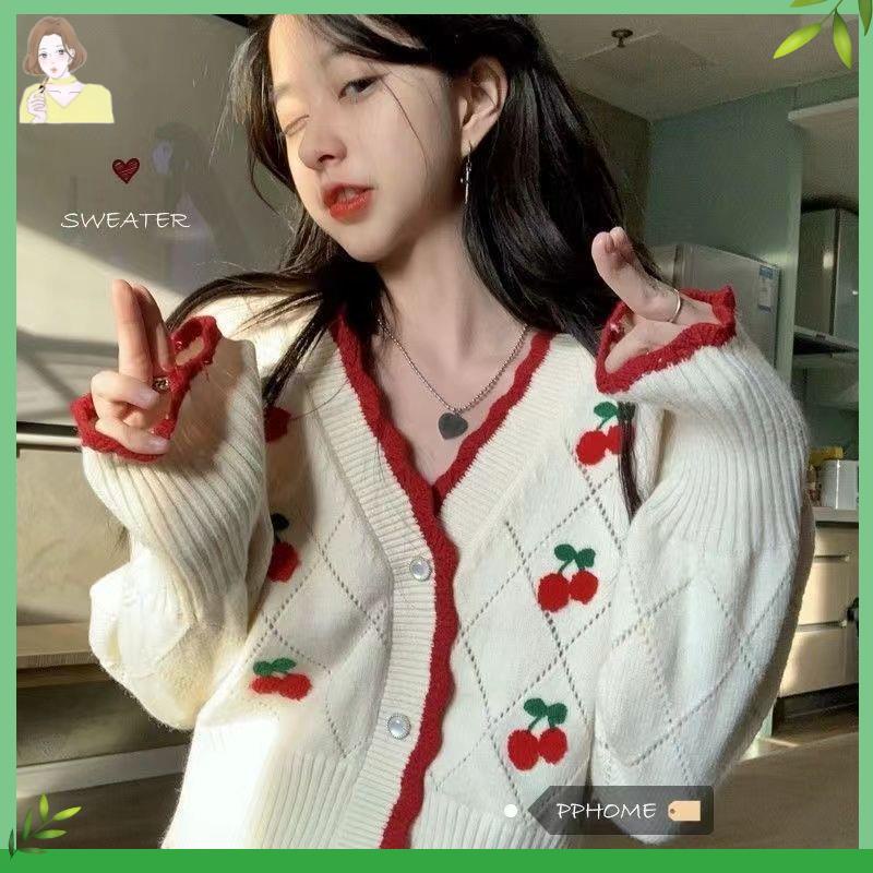 🌻 áo croptop tay dài  cardigan Áo Khoác Cardigan Dệt Kim Mỏng Tay Dài Phong Cách Thời Trang Xuân Thu 2022 Mới