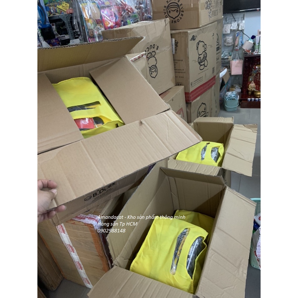 [Hàng Sẵn mới về] Vali Du lịch kiêm xe đẩy B.Duck chính hãng họa tiết B.Duck nhí - Vali B.Duck bản quyền xe đẩy tiện lợi