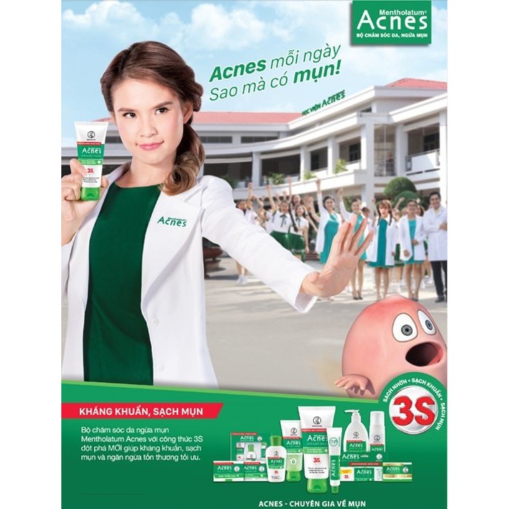 Dung dịch tạo bọt ngăn ngừa mụn Acnes Foaming Wash 150ml | BigBuy360 - bigbuy360.vn