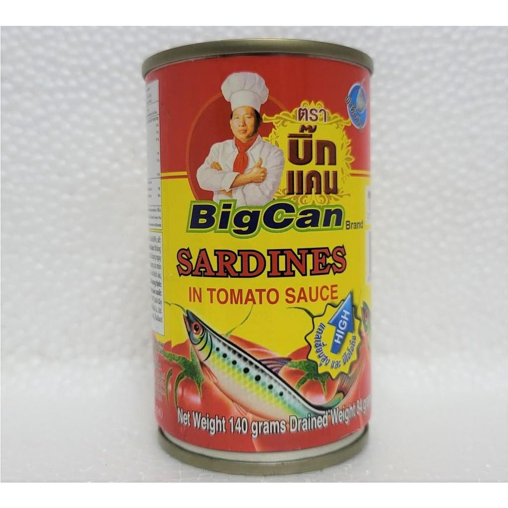 [Hộp 140g] CÁ MỒI XỐT CÀ CHUA [Thailand] BIGCAN Sardines in Tomato Sauce (halal)