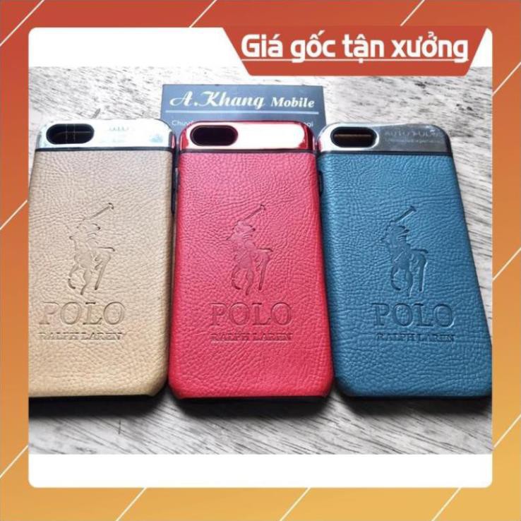 Ốp dẻo giả da POLO cho ip7/8, ip7+/8+, IP X