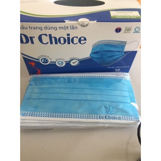 Hộp Khẩu trang Y tế Dr Choice (50 chiếc) - Hộp màu xanh lá (Green)