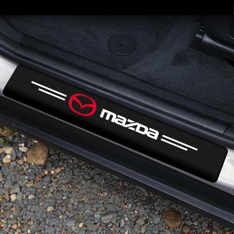 Set 4 Miếng Dán Trang Trí Xe Hơi Mazda 5 6 323 626 RX8 7 MX3 MX5 Atenza Axela