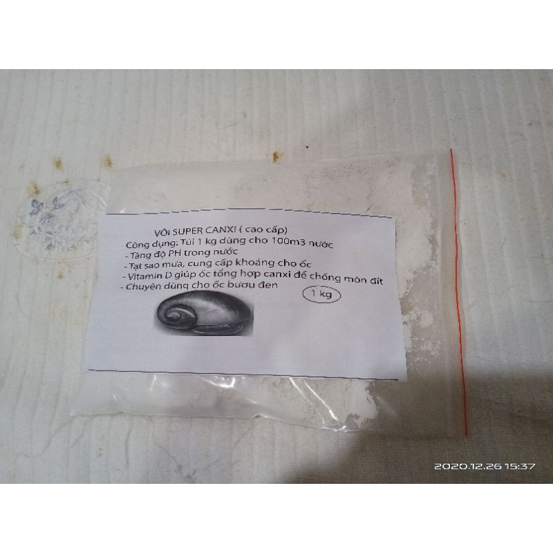 Vôi Super Canxi cho ốc bươu