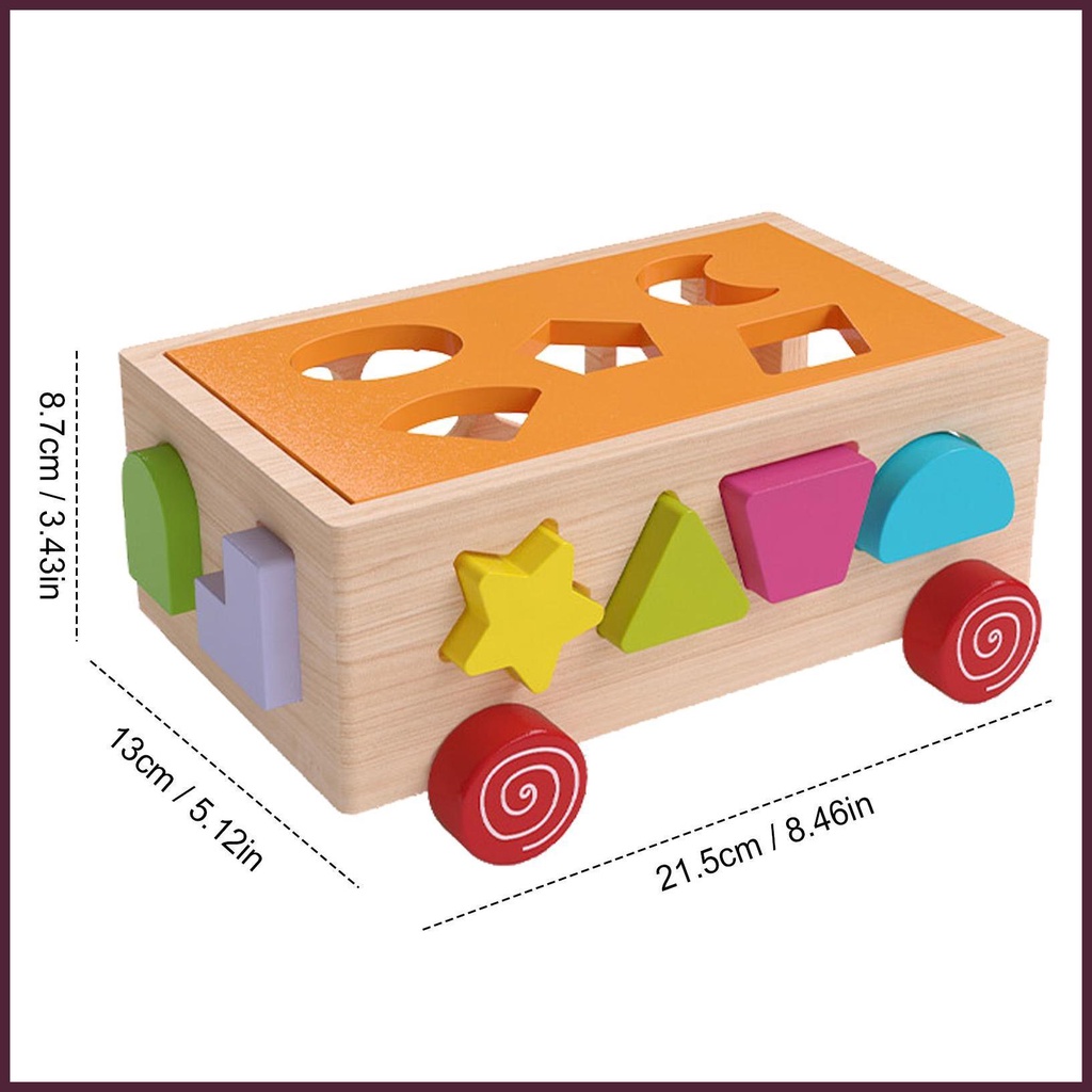 Bộ Đồ Chơi Xếp Chồng Lên Nhau Nhiều Màu Sắc Giáo Dục Theo Phương Pháp Montessori Cho Bé