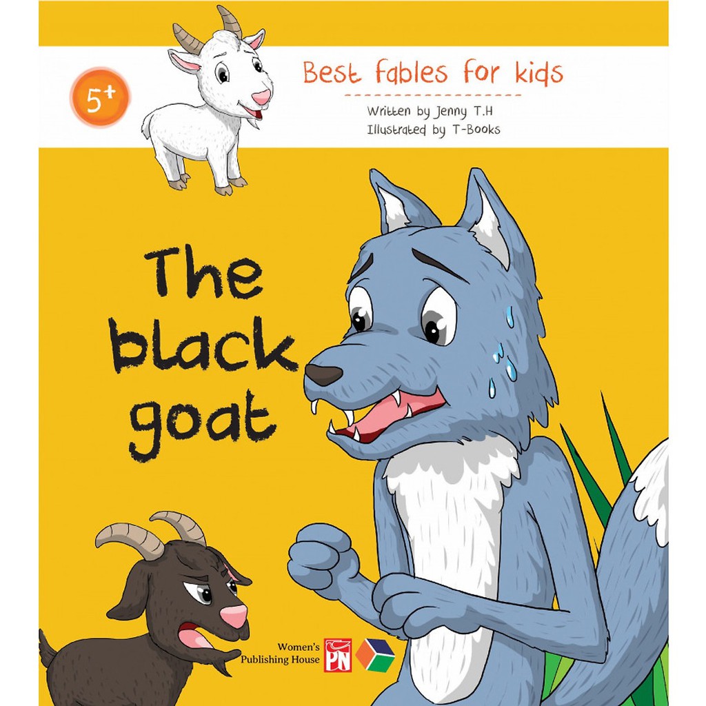 Sách - Truyện tranh đơn ngữ cho thiếu nhi the black goat ( best fables for kids) - 2608190716152
