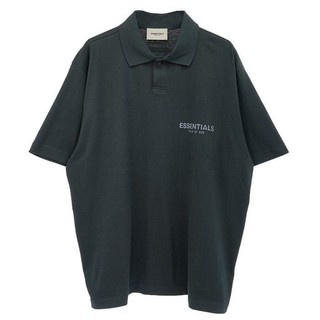 ⚡️ - Áo polo FOG ESSENTIALS ss20 Black full tag túi, áo polo fear of god PLV1