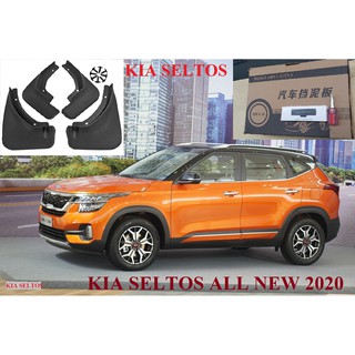 Tấm chắn bùn xe Kia SELTOS (Bộ 4 tấm) Tặng kèm Tô vít ngắn và bảng báo số đt chủ xe