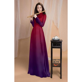 VẢI MAY ÁO DÀI TRƠN ĐẸP CÓ ẢNH THẬT(CẢ BỘ VẢI)XUẤT KHẨU