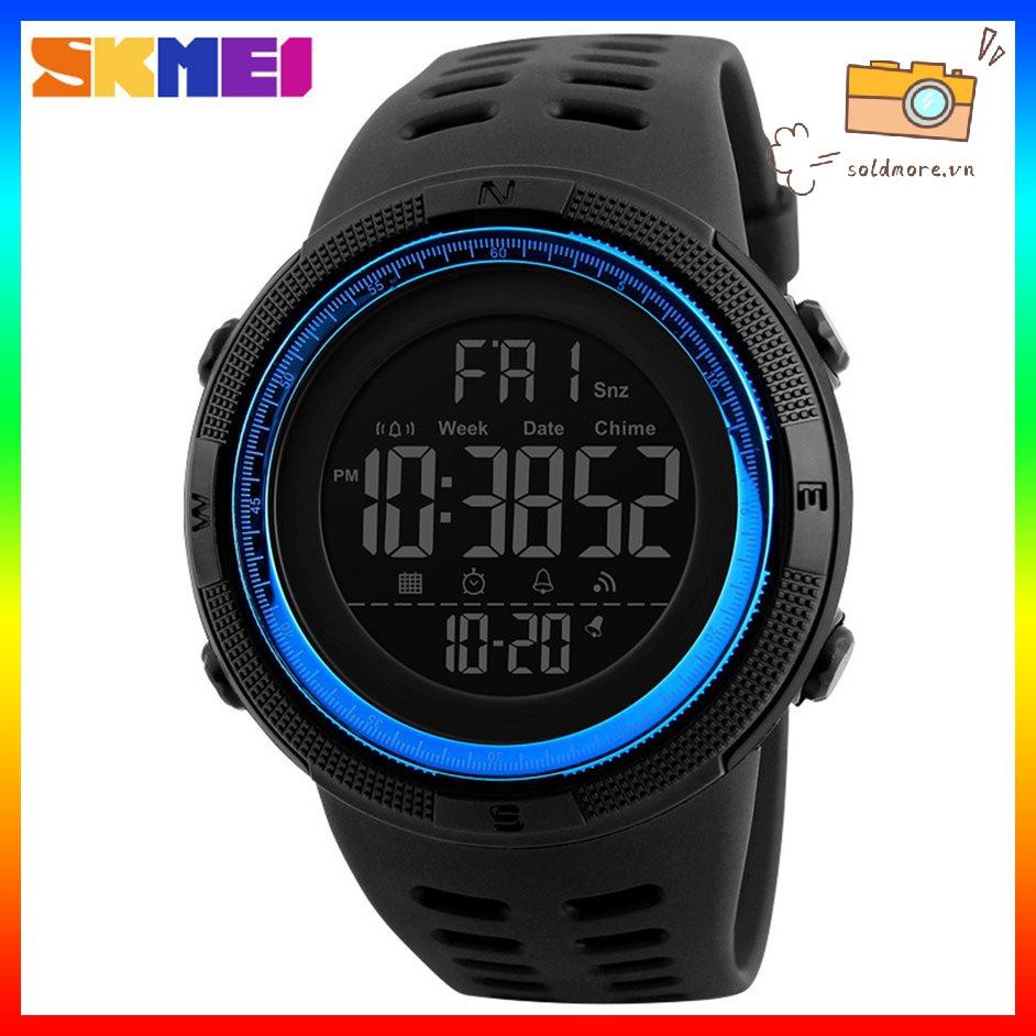 [SE] Men's Electronic Watch Chrono Countdown Waterproof Luminous Digital Watch