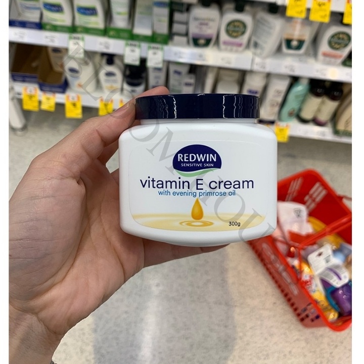 Kem Dưỡng Ẩm Trắng Da Redwin Vitamin E Cream 300g Úc Chính Hãng - Giúp Dưỡng Da Mặt Hết Khô, Nứt Nẻ | BigBuy360 - bigbuy360.vn